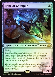 Hope of Ghirapur (Aether Revolt Prerelease)