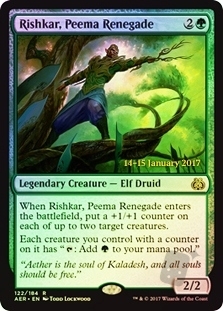 Rishkar, Peema Renegade (Aether Revolt Prerelease)