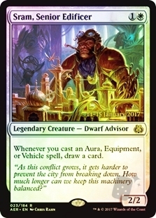 Sram, Senior Edificer (Aether Revolt Prerelease)