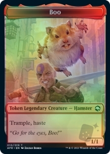 Dog Illusion Token (3/19) // Boo Token (10/19)