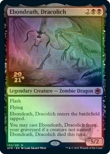 Ebondeath, Dracolich (Adventures in the Forgotten Realms Prerelease)