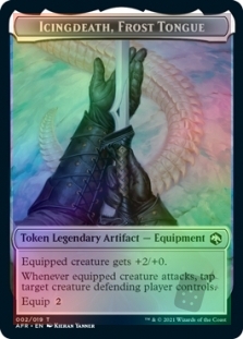Treasure Token (15/19) // Icingdeath, Frost Tongue Token (2/19)