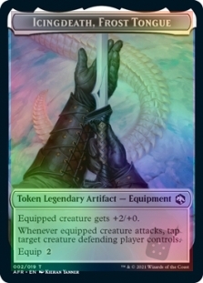 Spider Token (7/19) // Icingdeath, Frost Tongue Token (2/19)