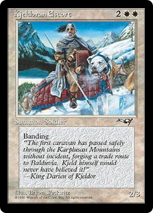 Kjeldoran Escort (Red Blanket)