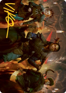 Candlelit Cavalry (Signed)(Innistrad: Midnight Hunt)(48/81)