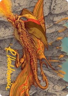 Magmatic Hellkite (Signed) (Tarkir: Dragonstorm) (34/54)