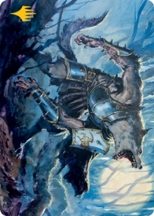 Moonrage Brute (Signed)(Innistrad: Midnight Hunt)(14/81)