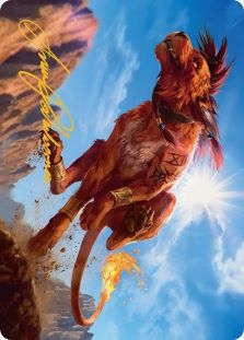 Red XIII, Proud Warrior (Signed) (Final Fantasy) (30/53)