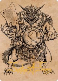 Thrakkus the Butcher (Signed)(Commander Legends: Battle for Baldur's Gate)(77/81)