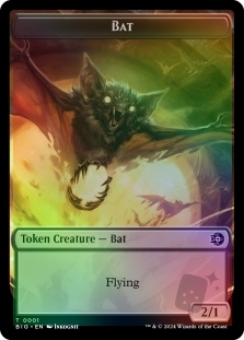 Bat Token (001) // Treasure Token (018)