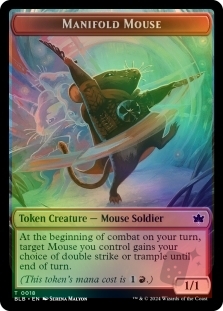 Sword Token (028) // Manifold Mouse Token (018)