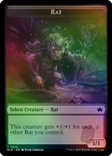 Rat Token (013) // Splash Lasher Token (008)