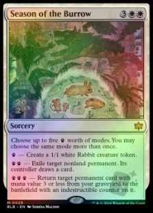 Season of the Burrow (Bloomburrow Prerelease)