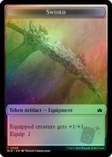 Sword Token (028) // Manifold Mouse Token (018)