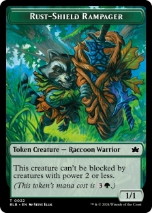 Rust-Shield Rampager Token (022)