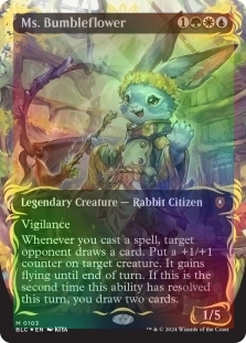 Ms. Bumbleflower (Borderless) (Raised Foil)