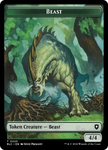 Cat Token (026) // Beast Token (025)