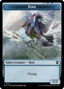Bird Token (011) // Fish Token (007)