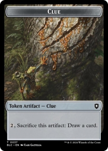 Eldrazi Token (002) // Clue Token (037)