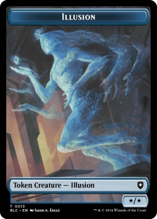 Illusion Token (013) // Goblin Token (021)