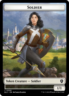 Soldier Token (008) // Citizen Token (033)