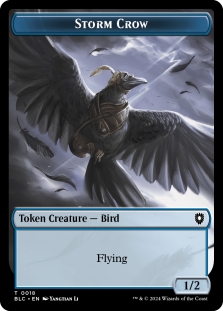Storm Crow Token (018) // Frog Lizard Token (028)