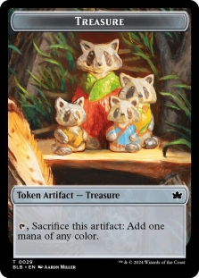 Beast Token (024) // Treasure Token (029)