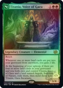 Titania, Voice of Gaea // Titania, Gaea Incarnate (Top)
