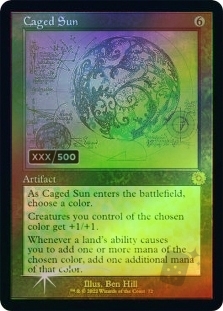 Caged Sun (Schematic) (Serial Numbered)