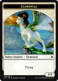 Elemental Token (3/21) // Soldier Token (5/21)
