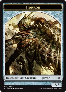 Horror Token (19/21) // Thopter Token (9/21)