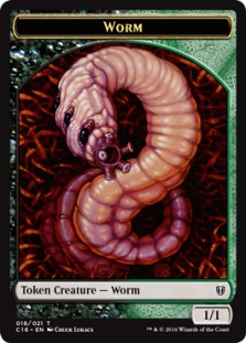 Worm Token (18/21) // Zombie Token (11/21)