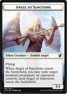 Angel of Sanctions Token (6/29) // Horror Token (23/29)