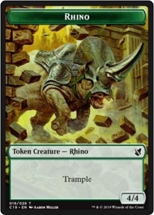 Rhino Token (18/29) // Egg Token (16/29)