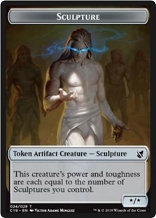 Sculpture Token (24/29) // Bird Token (1/29)