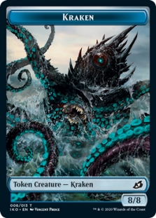 Kraken Token (6/13) // Elemental Token (10/19)