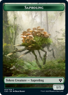 Saproling Token (14/19) // Treasure Token (19/19)