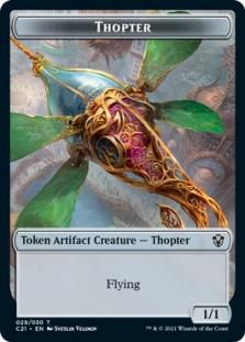 Golem Token (27/30) // Thopter Token (29/30)