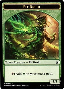 Elf Druid Token (11/19)