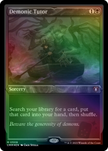 Demonic Tutor (Foil-etched)