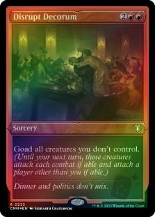 Disrupt Decorum (Foil-etched)