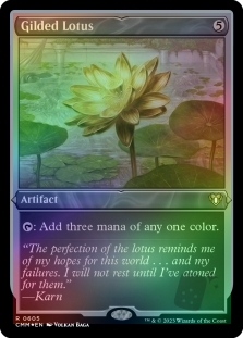 Gilded Lotus (Foil-etched)