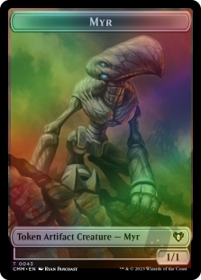 Thopter Token (047) // Myr Token (043)
