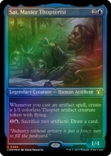 Sai, Master Thopterist (Foil-etched)