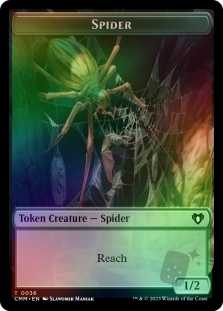 Treasure Token (048) // Spider Token (036)