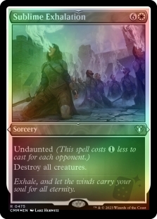 Sublime Exhalation (Foil-etched)