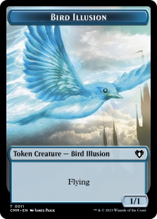 Spirit Token (010) // Bird Illusion Token (011)