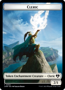 Elf Warrior Token (072) // Cleric Token (062)