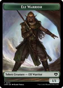 Elf Warrior Token (072) // Cleric Token (062)