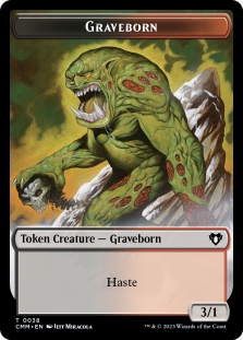 Bird Token (004) // Graveborn Token (038)